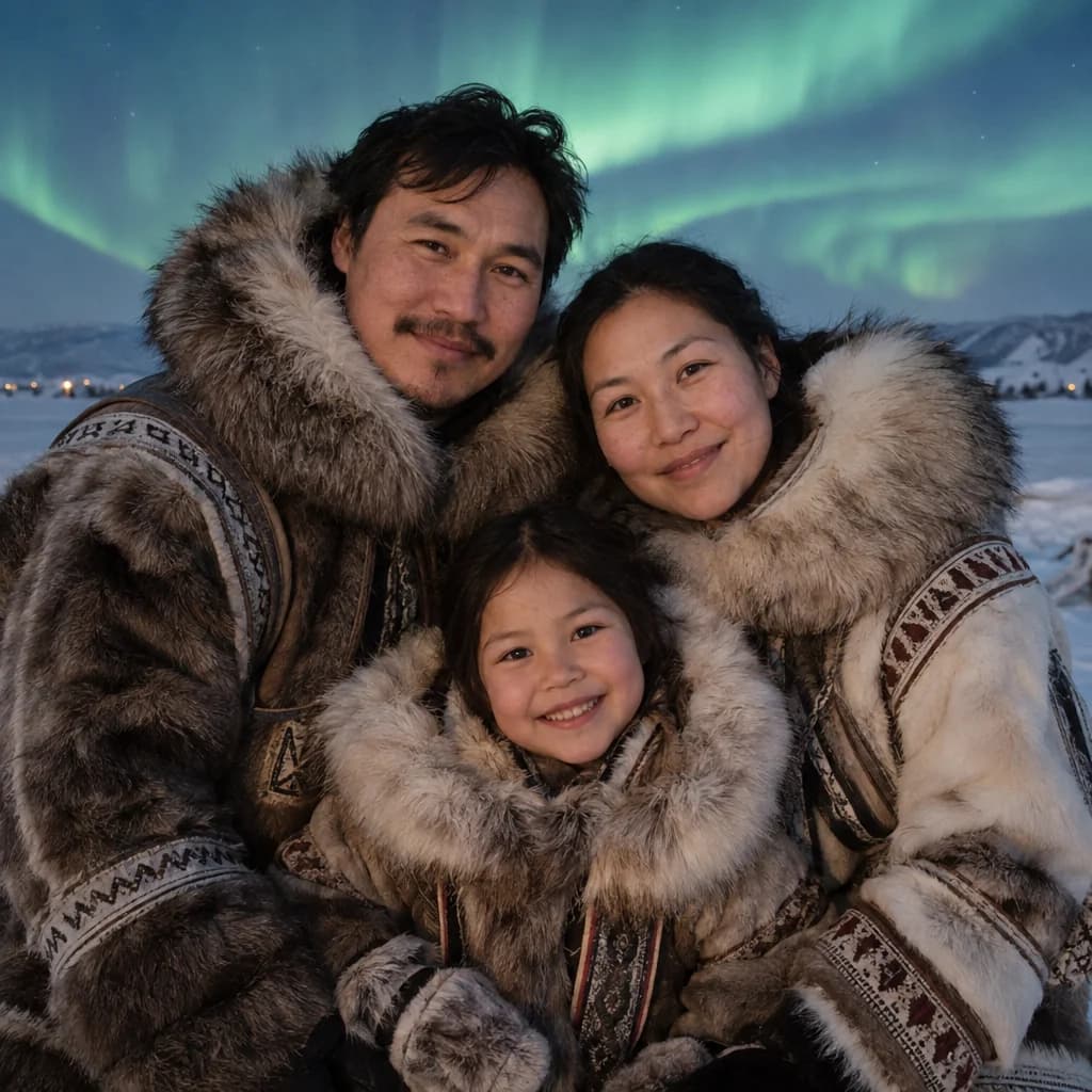 Arctic Aurora Glow